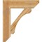 Ekena Millwork Legacy Slat Rough Sawn Bracket, Western Red Cedar, 6"W x 28"D x 32"H BKT06X28X32LEC06RWR - alternate 4